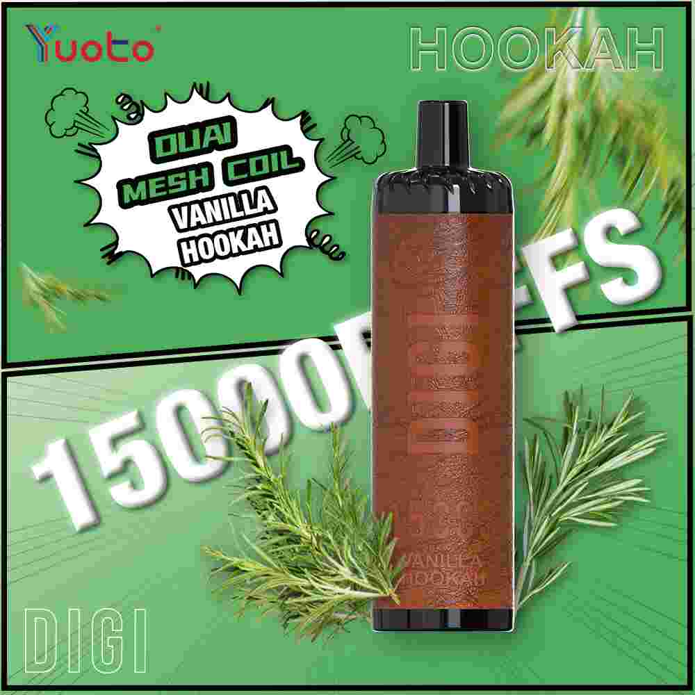 Digi vanillia hokah med 15000 bloss.