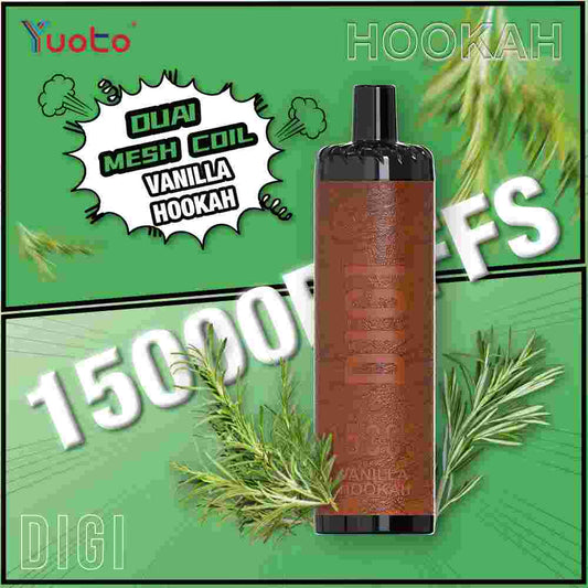 Digi vanillia hokah med 15000 bloss.