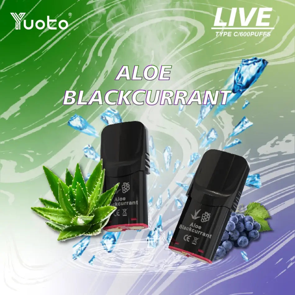 Live Pod Aloe Blackcurrant (3st)