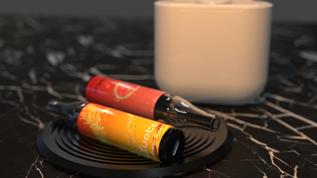 Laddningsbar vape med olika smaker upp till 16000 bloss