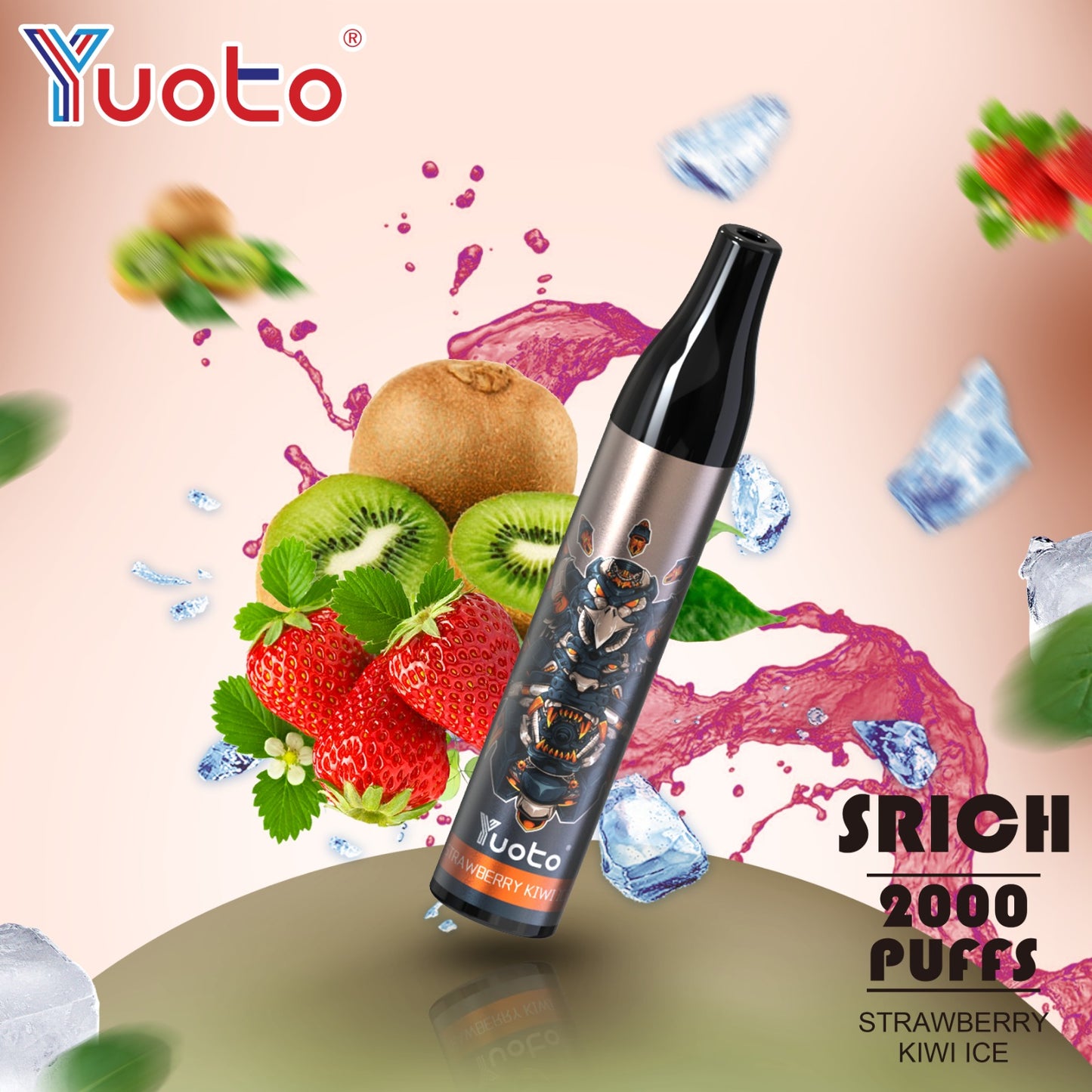 Srich Strawberry Kiwi ice
