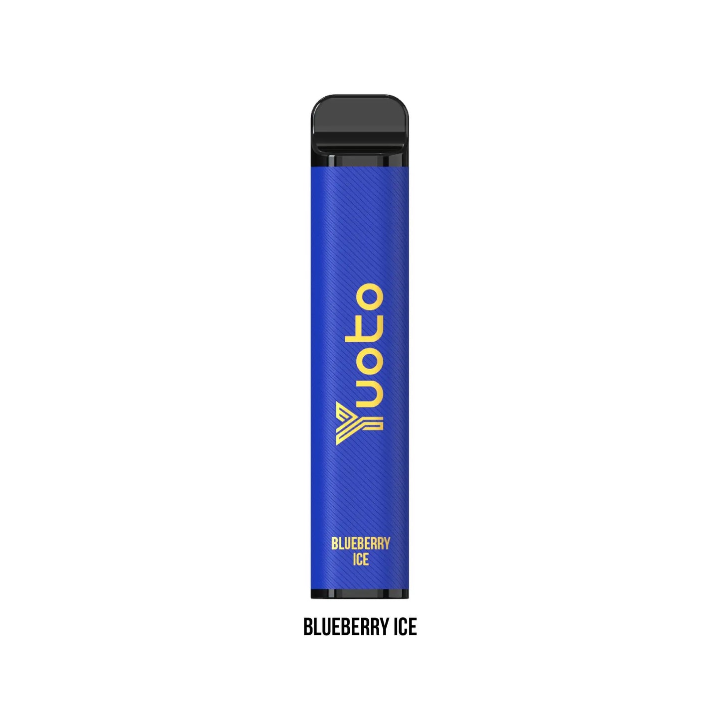 Engångs vape av modellen XXL Max 3500 bloss, med smak av is blåbär. Vit bakgrund och en blå vapepenna.