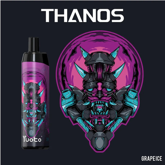 Thanos Grape Ice - en smakresa för dina sinnen! Upplev en explosion av druvor och en svalkande isig känsla med denna otroliga vape-juice. Varje ånga tar dig djupare in i druvornas värld och låter dig njuta av deras saftiga och naturliga sötma, samtidigt som den isiga undertonen ger en uppfriskande kick. Låt Thanos Grape Ice föra dig på en resa av smaker och njutning. Vape i stil med denna oslagbara smakupplevelse!