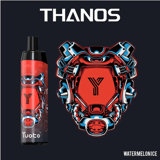 Thanos Watermelon Ice - en smakfest för dina smaklökar! Upplev den naturliga och saftiga smaken av vattenmelon i kombination med en uppfriskande isig touch. Varje ånga är som att ta en tugga av en svalkande vattenmelon på en varm sommardag. Låt Thanos Watermelon Ice bli din go-to-vape när du vill njuta av en fräsch och uppfriskande smak. Vape i stil och låt dina smaklökar dansa av glädje med denna underbara vape-juice!