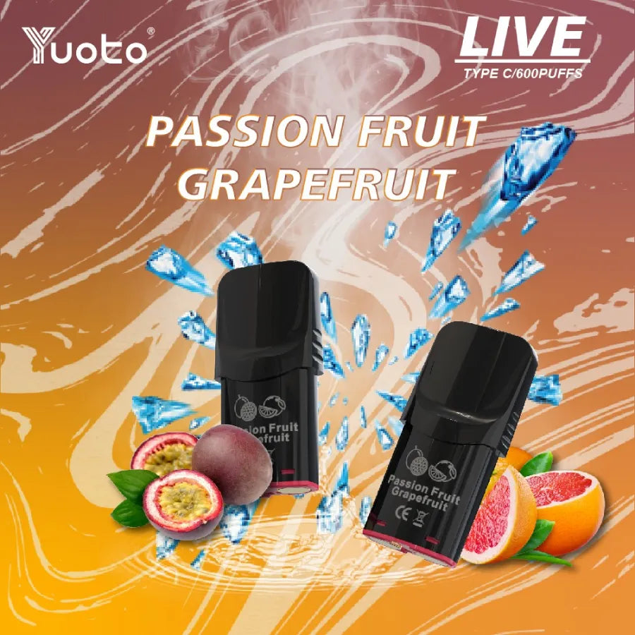 Live Pod Passionfruit Grapefruit (3st)