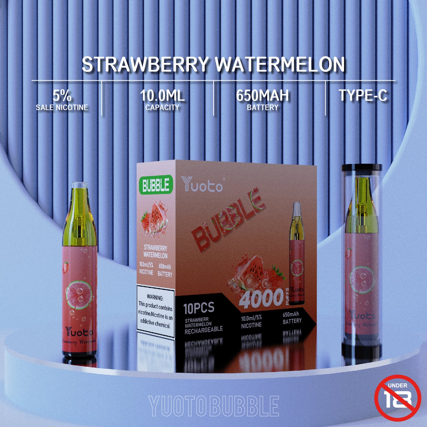 Bubble Strawberry Watermelon